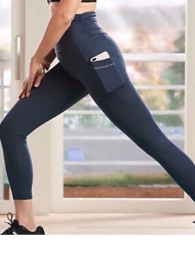 Mind Body Love by Peace Love World Ruched Waist Leggings * Gray * M